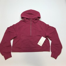 LULULEMON Scuba Oversized Half-Zip Hoodie XS/S Pomegranate