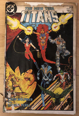 (1984 Series) New Teen Titans #1 Wolfman Story, Perez Art, Trigon; Loose Cover