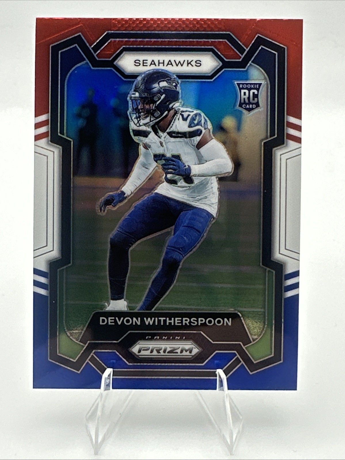 Devon Witherspoon Panini Prizm #389 Red/White/Blue
