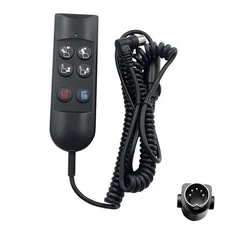 Lift Chair Power Recliner 6 Button 5 Pin Hand Control Remote Replacing 
