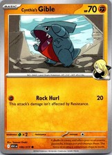 Cynthia's Gible 109/217 Common Ascended Heroes Pokemon Near Mint