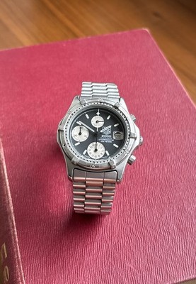 Vintage 1980s Tag Heuer 2000 Professional Chronograph Automatic Swiss 162.006