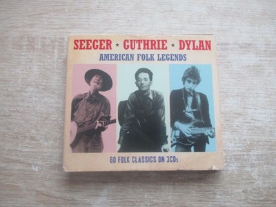 Seeger Guthrie Dylan - American Folk Legends - 60 Folk Classics On 3 CDs