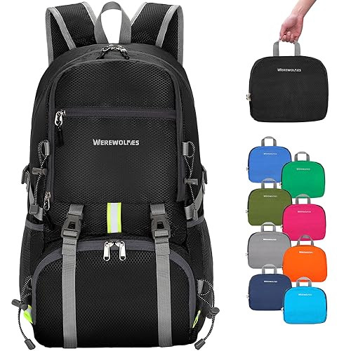 20/35L Lightweight Hiking Backpack, Ultralight Water Resistant Packable