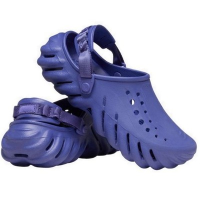 Crocs Echo Sapphire Blue Clog Shoes Comfort Slides Sandals Mens Size 12 NEW
