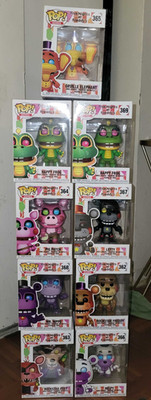 EVERYTHING MUST GO FNAF FFPS Funko Pop LOT Helpy Lefty Rockstar Frog