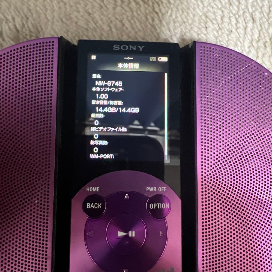 Sony NW-S745 Digital Media Player 14GB Violet Walkman Japan | eBay