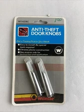 Anti Theft Custom Universal Vintage Car Door Lock Knobs - 1 PAIR GM Ford Wilmar