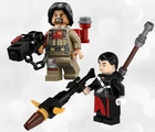 Chirrut Imwe & Baze Malbus Custom Minifigures - rogue one star wars lego