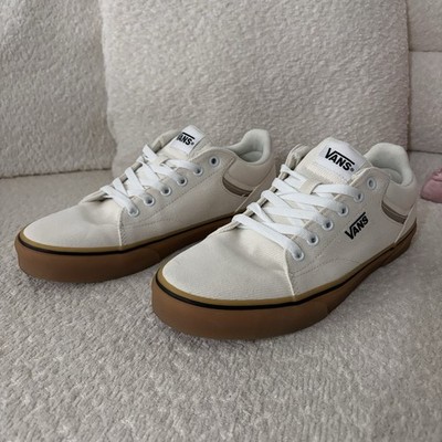 Vans Tan Seldan Canvas Sneakers Mens Casual Size 9