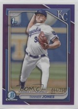 2024 Bowman Draft Chrome Purple Refractor 64/250 Tanner Jones #BDC-195 1cc7