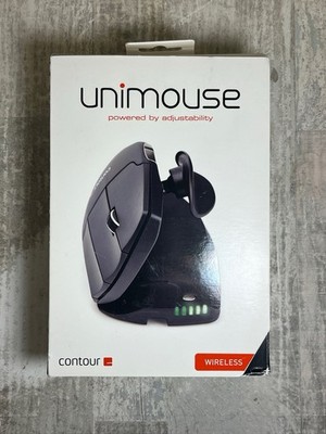 Contour Unimouse Left-Hand Wired/Wireless Ergonomic Mouse, Fully Adjustable