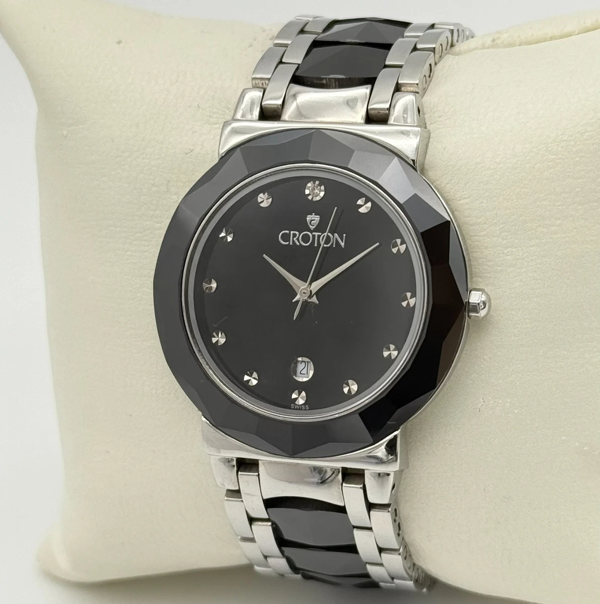 Croton Ceramic Band Wristwatches for sale | eBay