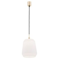 Messing Opal Glamour Moderne HäNgelampe Pendelleuchte 1X15W/E27 IP20 25X125 [Cm]