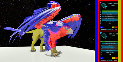 Griffin 1234m Lego ARK Survival Ascended ASA PVE Griffon Gryphon