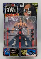 WCW NWO Bret Hart 1999 Ring Fighters Action F...