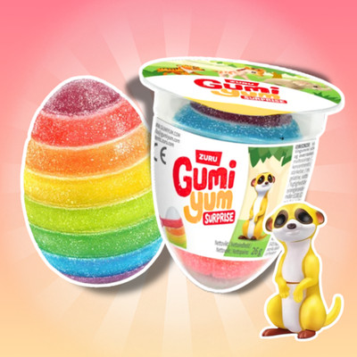 ZURU Gumi Yum Surprise 26 g   Fruchtgummi mit Überraschung