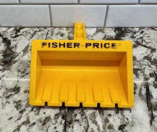 Vintage ~FISHER PRICE~ Husky Helpers Dump Truck #302 Scoop ~RARE~