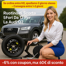 Ersatzrad 17 Zoll 5-Loch Für Audi Q2 Mit Wagenheber + Schlüssel Tasche dot25