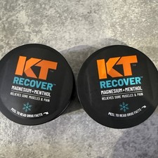 KT Health, Magnesium Cream, Recover - Cools and Relieves Muscles 4 Oz Lot Of 2