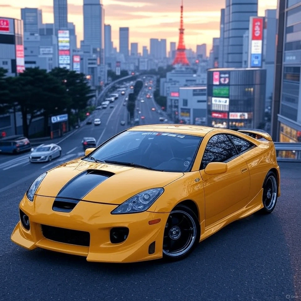 Para-choque dianteiro para Toyota Celica 2000-2005 estilo JDM - Imagem 2 de 4