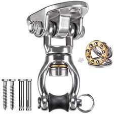 Heavy Duty Swing Hanger with Bearing Swivel 1200 LB Capacity Stainless Steel ...