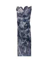 Windsor blue floral dress, size Medium, open back NWT, Formal