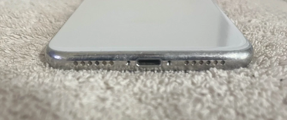 Apple iPhone X Carcasa Trasera Cristal Carcasa Blanco (344) Foto 2 de 4