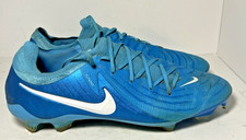 Nike Cleats Men 13 Phantom GX II Pro FG Blue Fury White FJ2563-400 Soccer Futbol