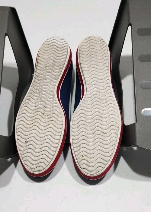 Tênis Feminino Keds Tamanho 7S Grasshoppers Vintage Azul Vermelho Branco - Imagem 2 de 4