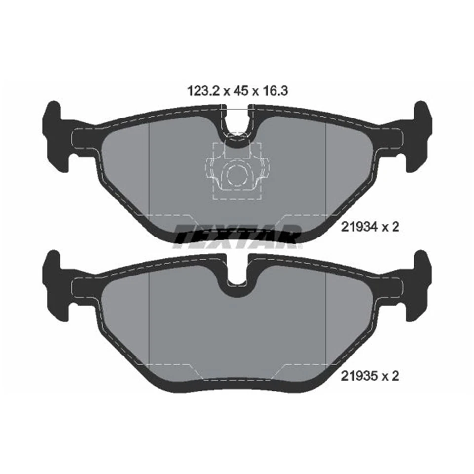 Textar rear brake pads for Saab 9-5 - Image 2 of 4