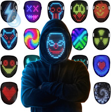 LED Light up Mask with Gesture Sensing, Kids Toys Gifts for Boys
