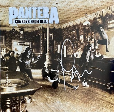 PHIL ANSELMO AUTOGRAPHED SIGNED PANTERA COWBOYS FROM HELL VINYL