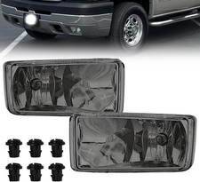 Fog Lights Assembly Compatible with 2007-2015 Chevy Silverado, Suburban, Tahoe,