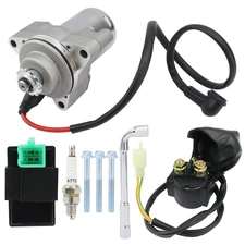 3 Bolt Starter/Relay/CDI/Spark Plug 125/110/90/70/50Cc Chinese ATV Bike Quad