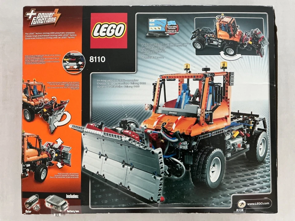 Nagelneu versiegelt LEGO TECHNIC 8110: Mercedes-Benz Unimog U 400 - Bild 2 von 2
