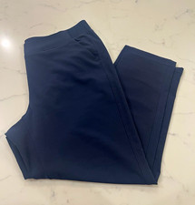 32 Degrees Cool Women  s Active Pants Navy Blue Size L Straight Leg Pockets