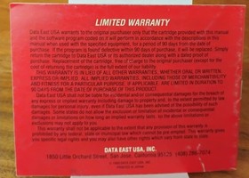 Heavy Barrel NES Manual Instructions Only Nintendo Very Good Condition 