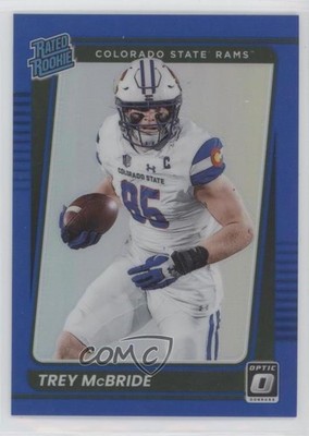 2022 Panini Chronicles Draft Picks Blue Prizm 81/99 Trey McBride #28 RC rf2
