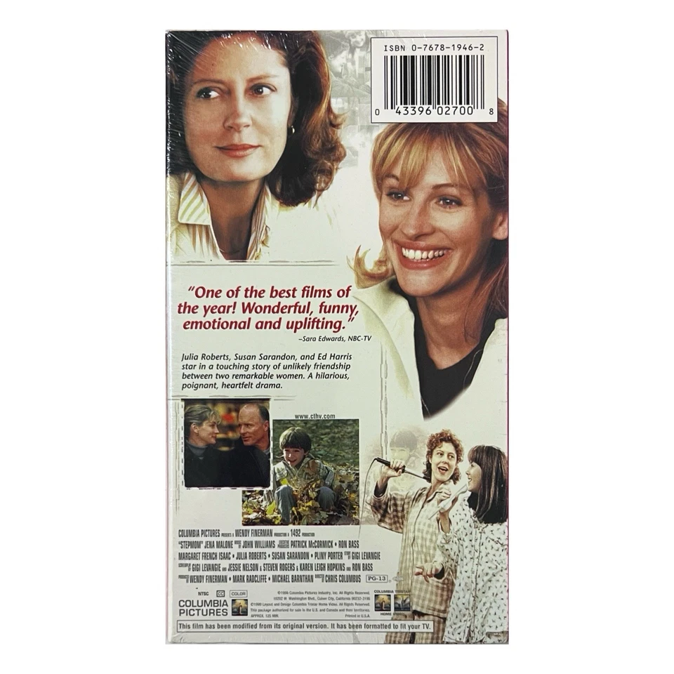 Stepmom (VHS, 1998) Julia Roberts - NEW SEALED Foto 3 de 4