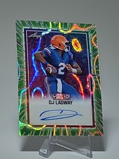 DJ Lagway Autographed 7/8 Auto 2025 Leaf Metal Vivid NFL Draft 