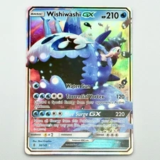 Wishiwashi GX 38/145 Near Mint Guardians Rising Ultra Rare Holo Pokemon Card