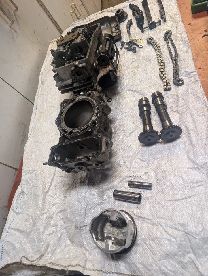 Kawasaki Vulcan 750 1989 motor delantero culata extremo superior levas OEM 86-06 Foto 4 de 4