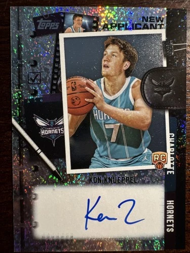 Topps 2025-26 New Applicants Autographs Kon Knueppel Rookie Charlotte Hornets