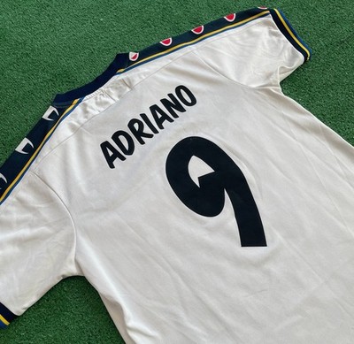 Vintage Champion Parma Calcio #9 Adriano 2002/03 Away Football Kit