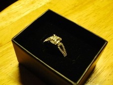 14K White Gold Diamond Engagement Ring