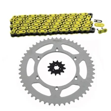 2003 Kawasaki KX125 125 Yellow Chain And Sprocket 12/51 112L