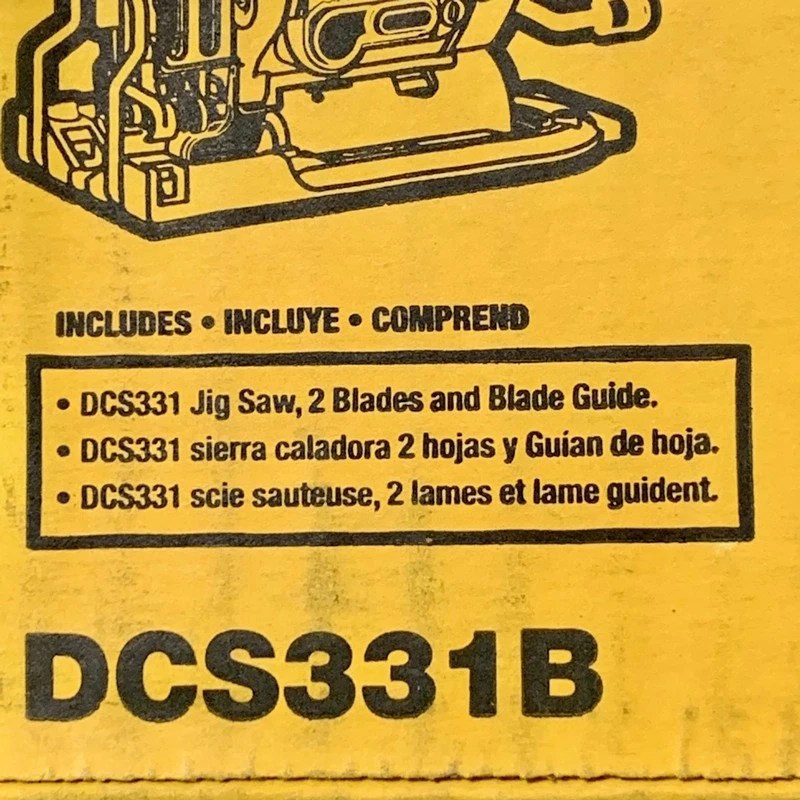 Serra gabarito DEWALT DCS331B 20V MAX 20 volts íon de lítio sem fio 4 posições SOMENTE FERRAMENTA - Imagem 4 de 4