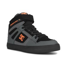 DC Pure High Top EV (Giovani) Scarpe Da Skate - Grigio/Nero/Arancione
