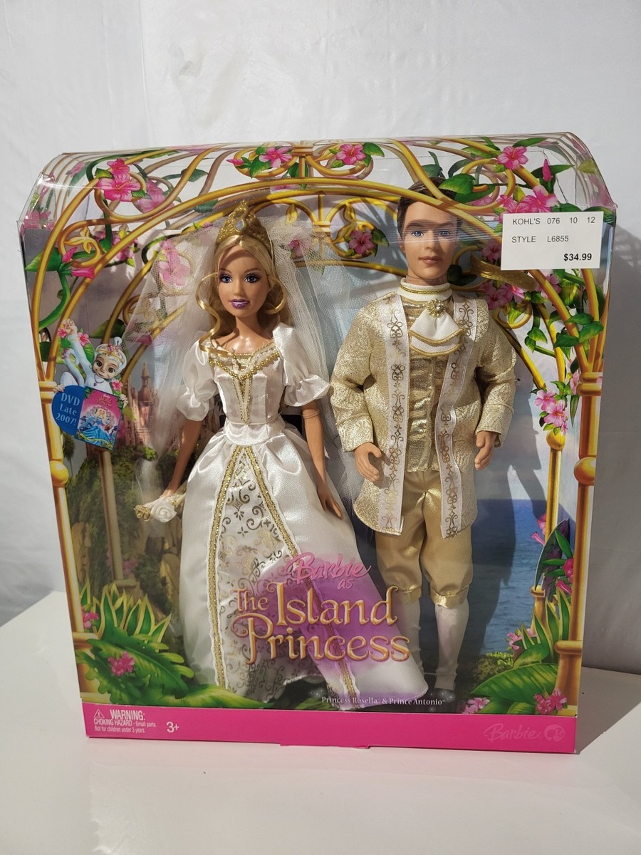 Barbie Island Princess Rosella & Prince Antonio New Old Stock NRFB